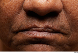 Face Mouth Nose Skin Woman Chubby Wrinkles Studio photo references